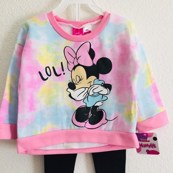Disney Junior 'Minnie' 2 Piece Set Blouse/Pants (12 M) - Picture 2 of 16